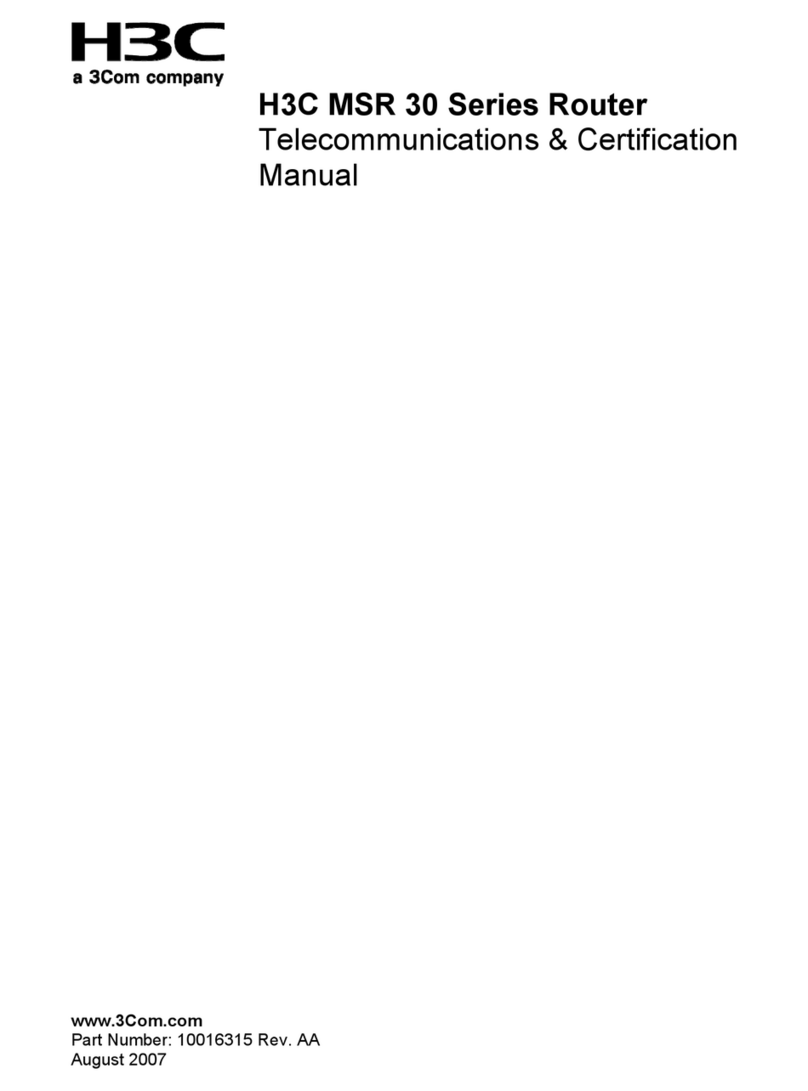 H3C MSR 30-16 Manual