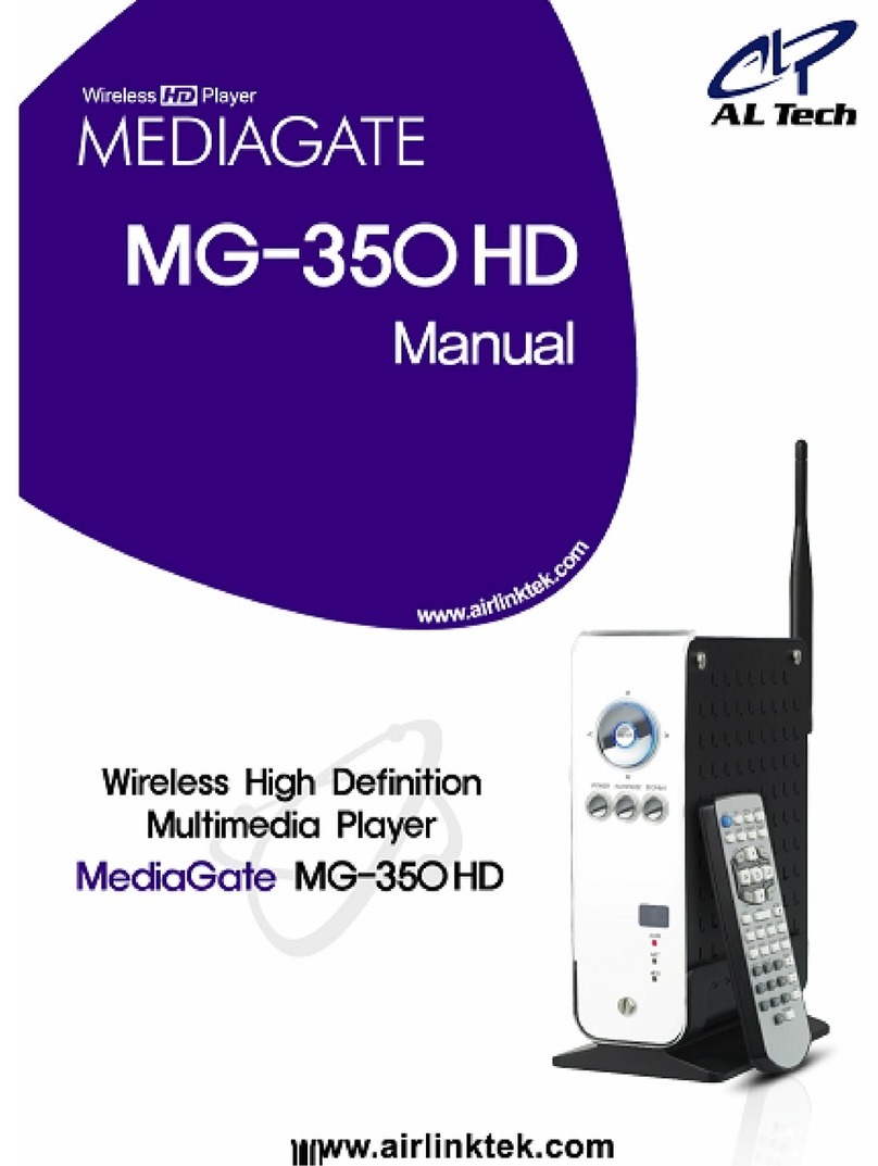 AL Tech MediaGate MG-350HD user guide