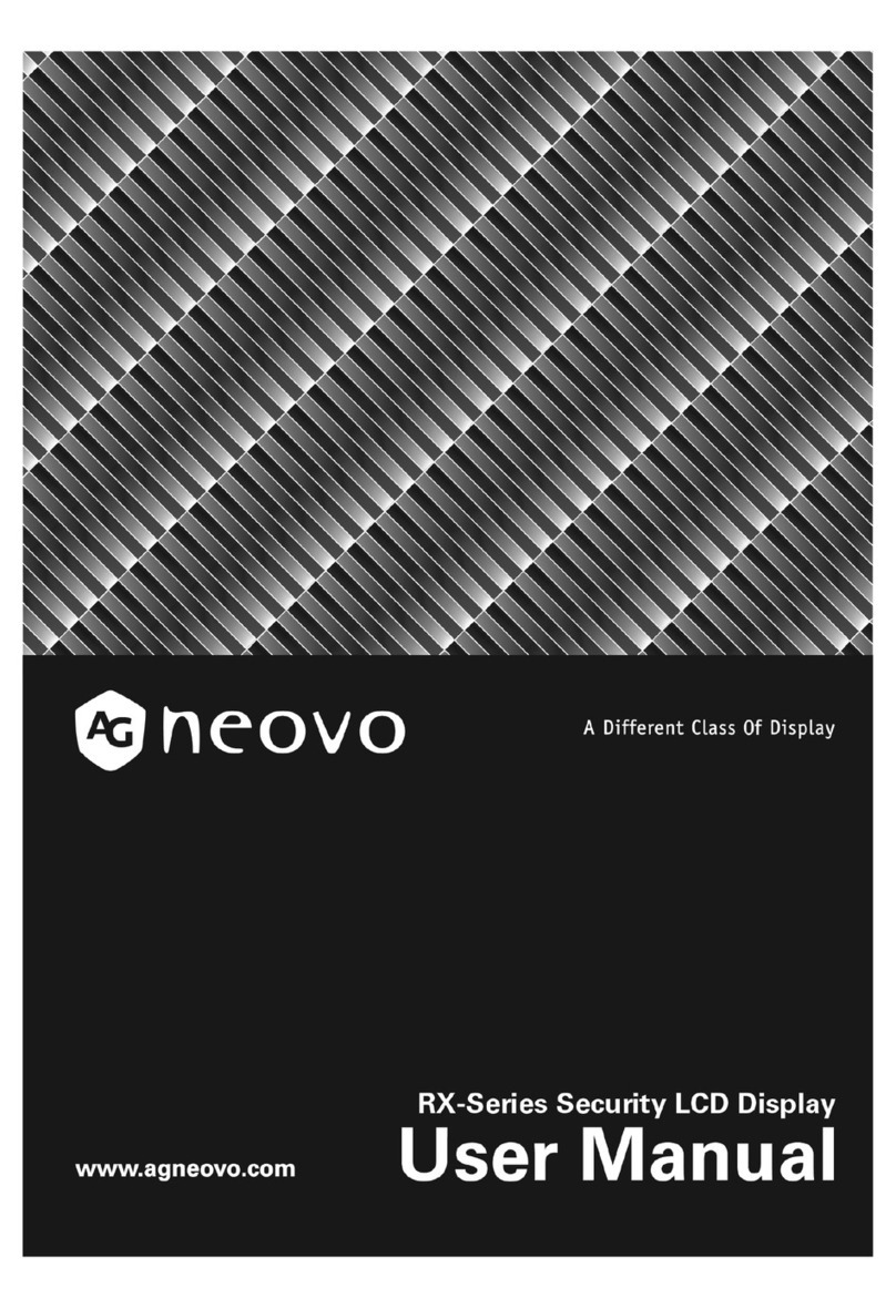 AG Neovo X-W19 User manual