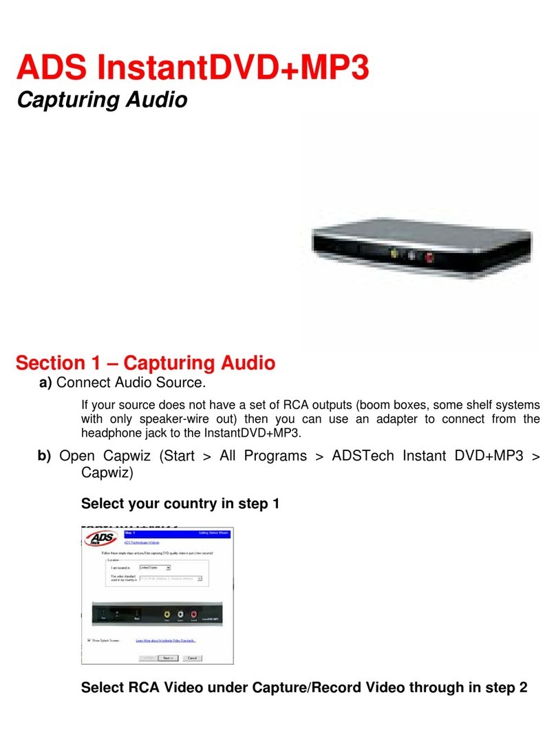 ADS Technologies USBAV-711-EF User manual