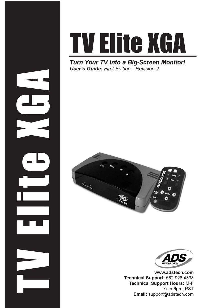ADS Technologies XGA-128 user guide