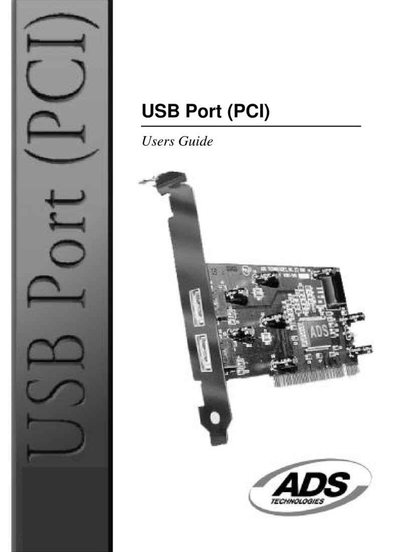 ADS Technologies USBX-500 User manual
