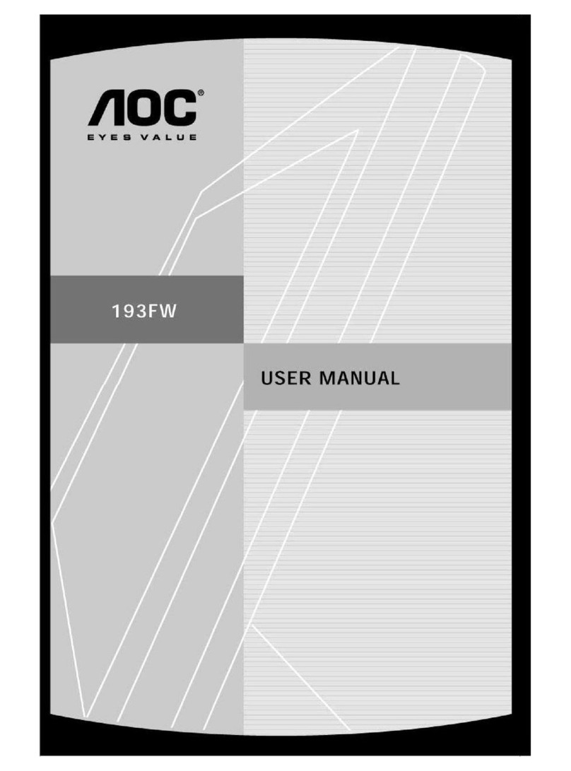 AOC 193FW User manual