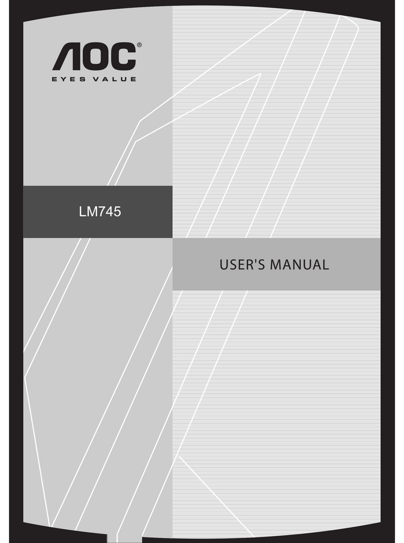 AOC LM745 User manual