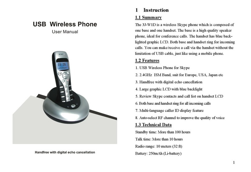 3J USB-W1D user manual