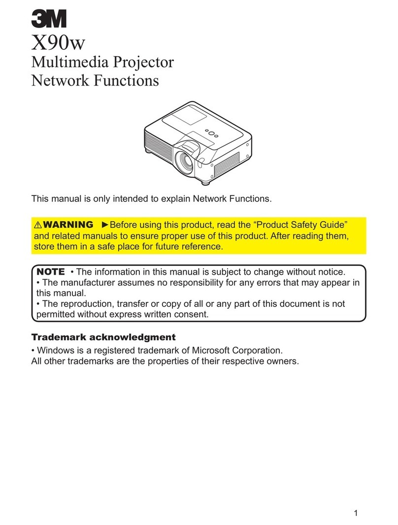 3M X90W Parts list manual