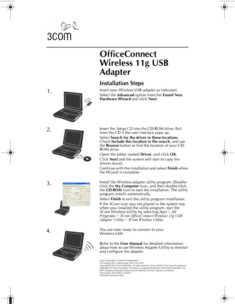 3Com OfficeConnect 3CRWE254G72 User manual