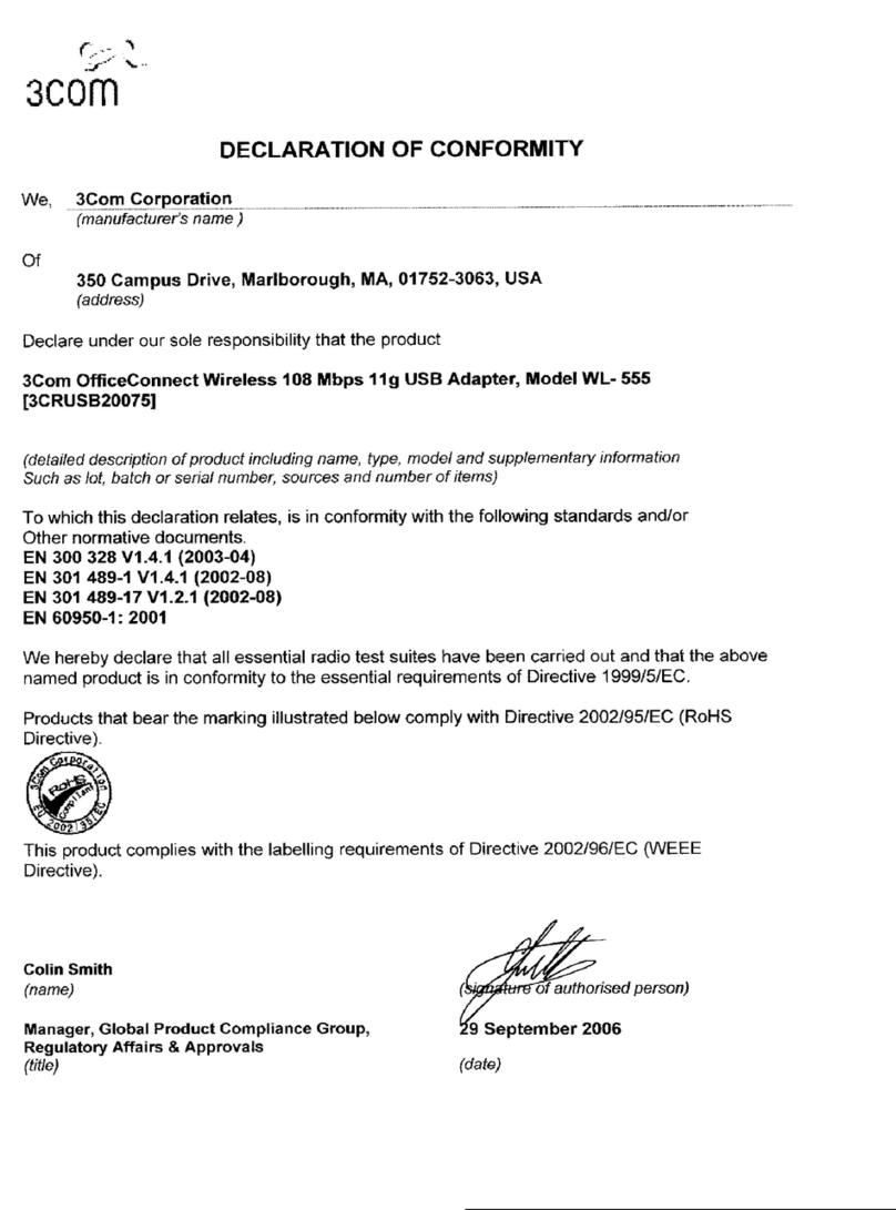3Com OfficeConnect 3CRUSB20075 Reference guide