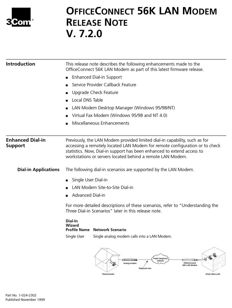 3Com OfficeConnect 3C886A release note