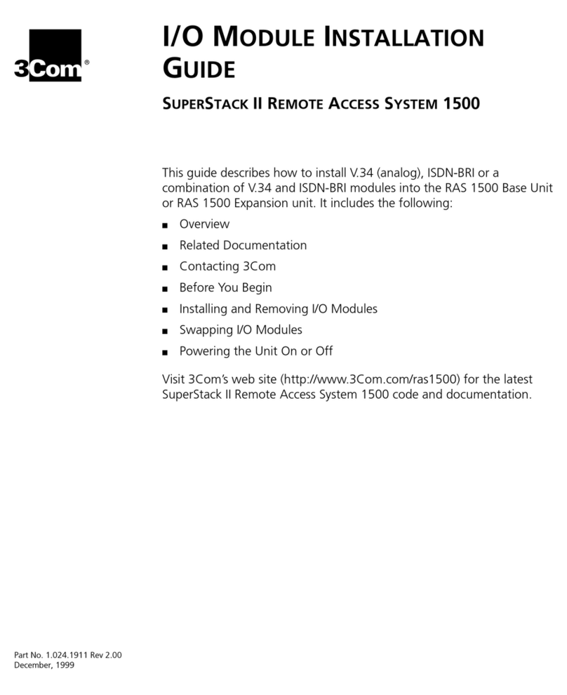 3Com 3C421600A User manual