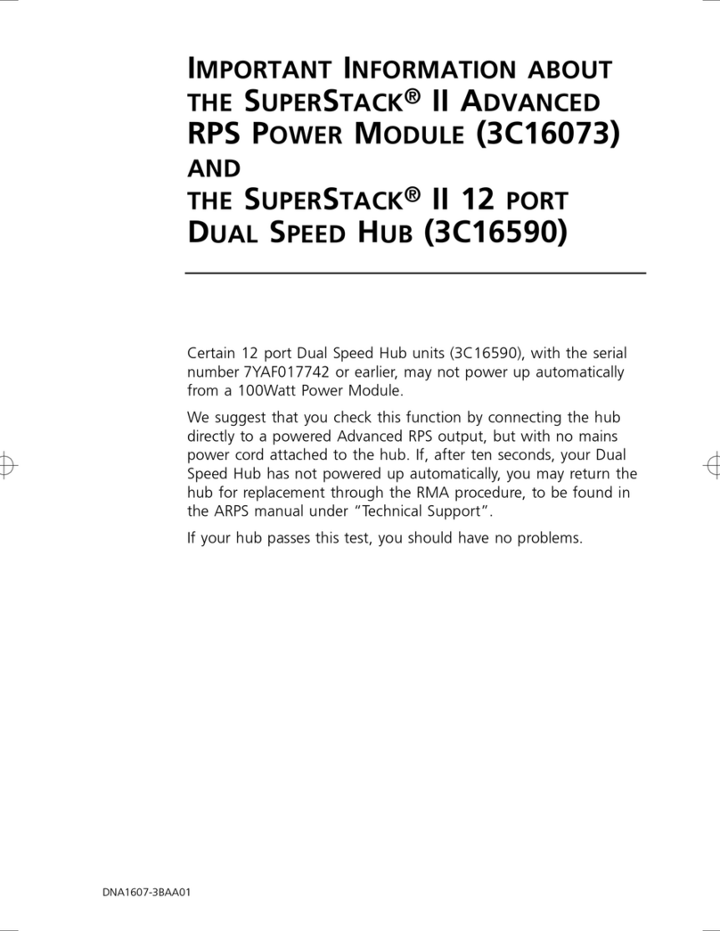 3Com SuperStack II Operating manual