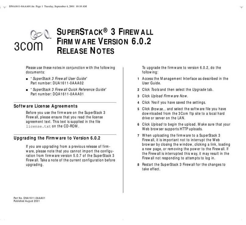 3Com SUPERSTACK 3CR16110-95 Release notes