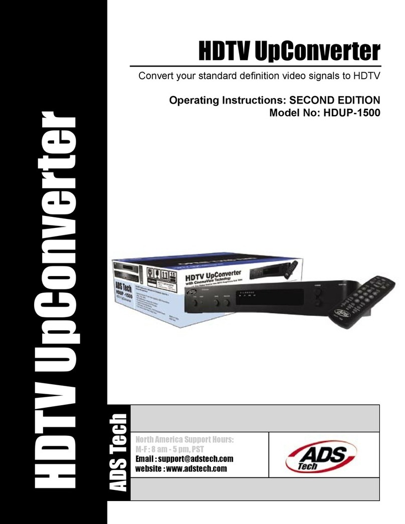 ADS Technologies HDUP-1500 operating instructions