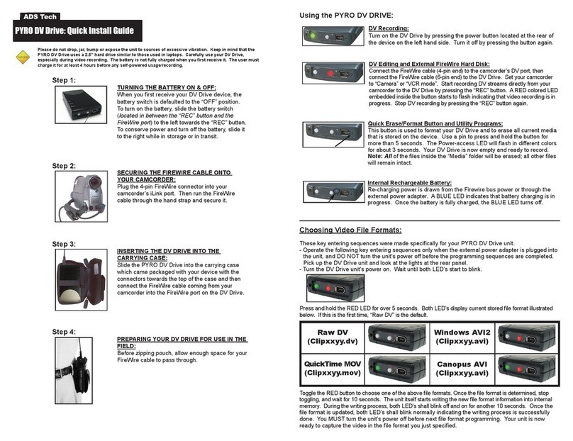 ADS Technologies API-820 User manual ADS Technologies API-820 User manual