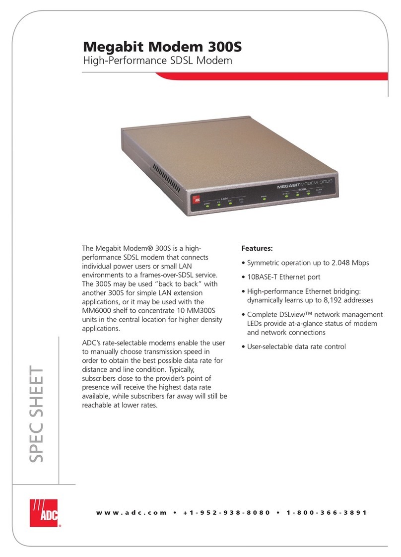 ADC 300S User manual