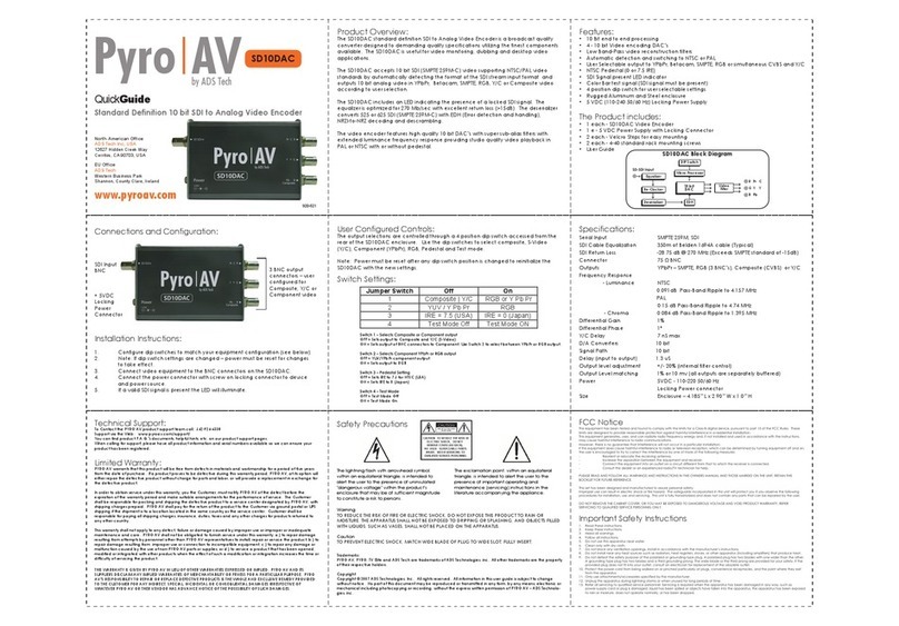 ADS Technologies PVC-920 quick guide