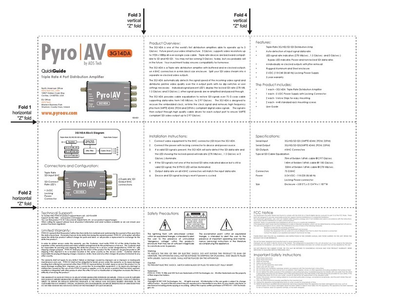 ADS Technologies PVC-924 quick guide