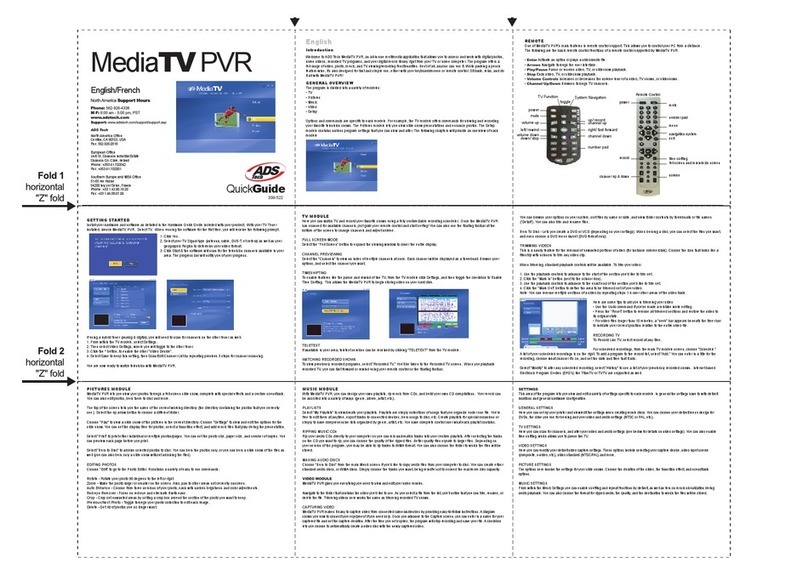 ADS Technologies PTV-371-EF quick guide