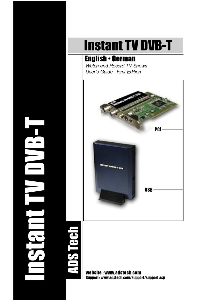 ADS Technologies PTV-334 user guide