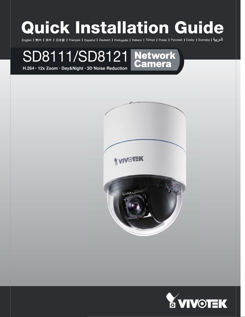 Vivotek 4X-SD8111 User manual