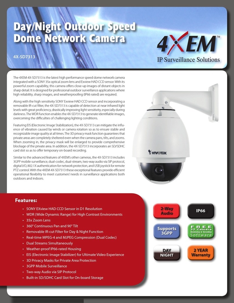 4xem 4X-SD7313 User manual