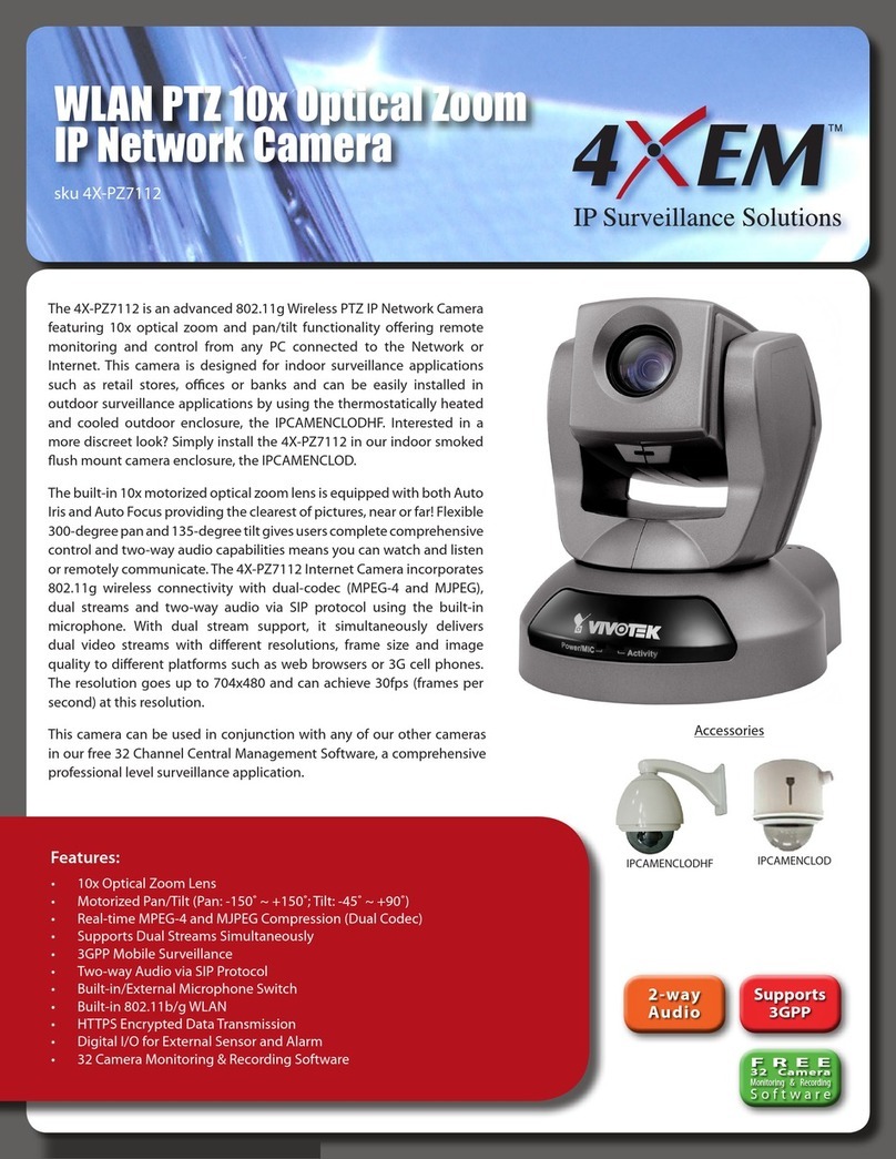 4xem 4X-PZ7112 Specifications