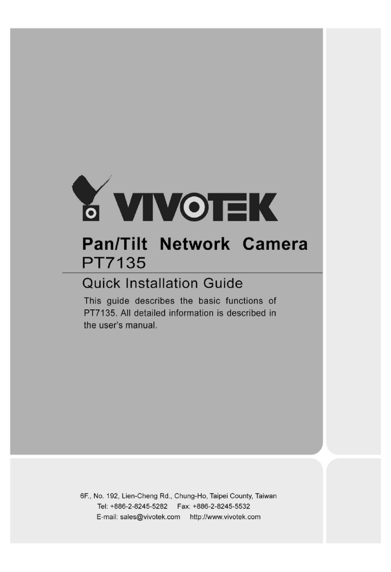 Vivotek 4X-PT7135 User manual