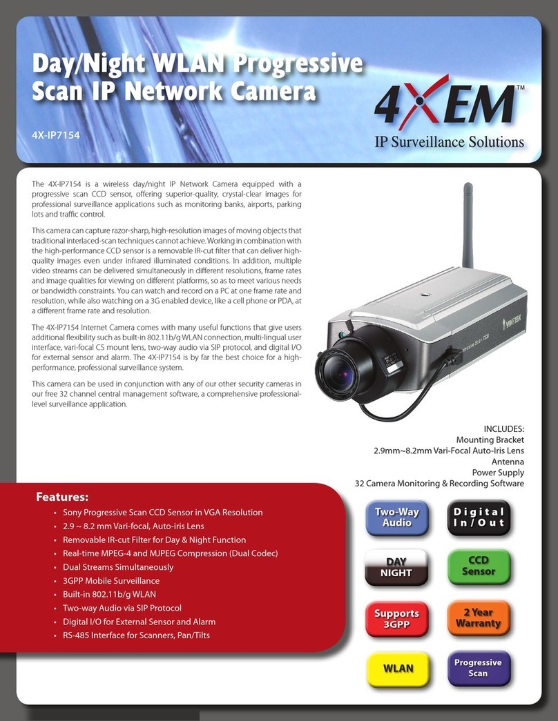 4xem 4X-IP7154 User manual