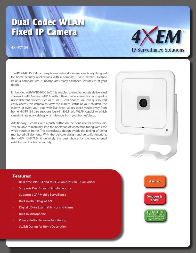 4xem 4X-IP7134 Specifications