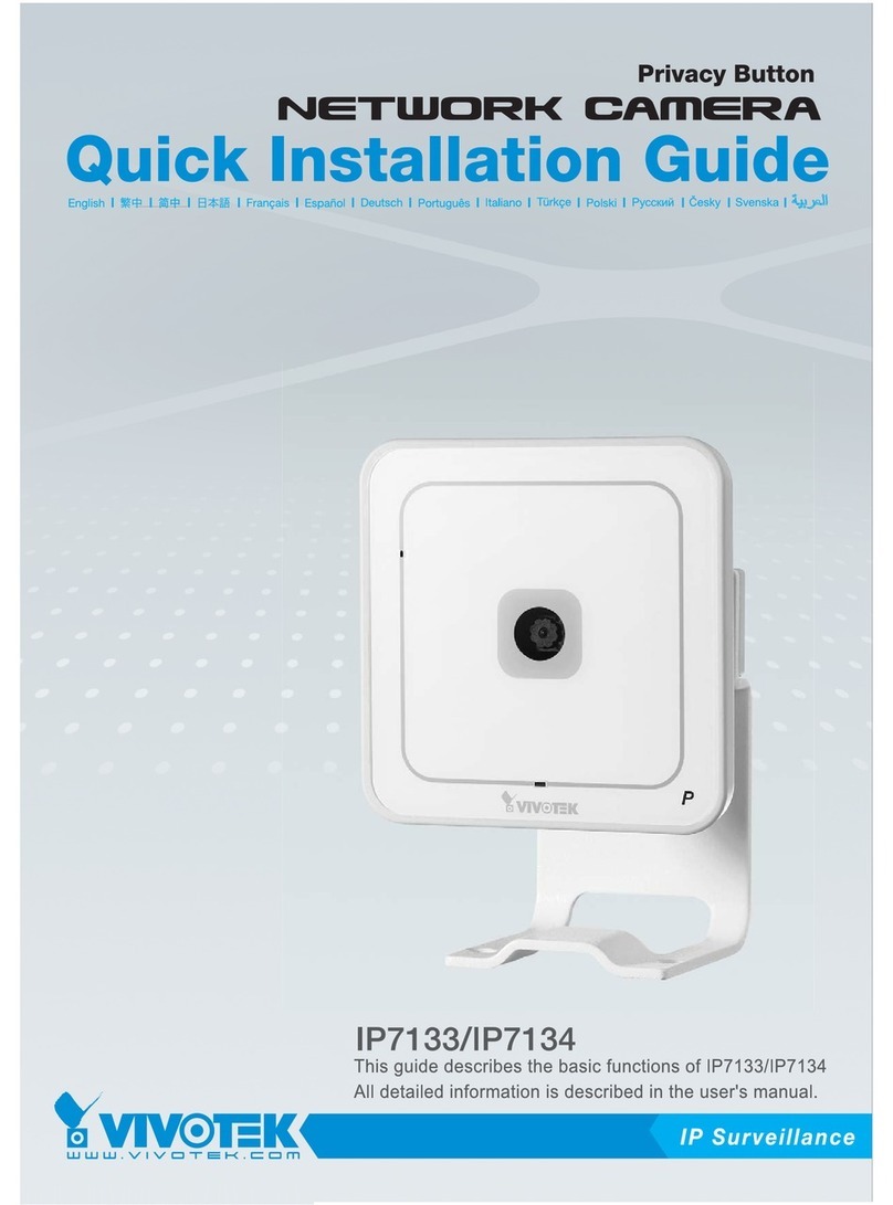 Vivotek 4X-IP7133 User manual Vivotek 4X-IP7133 User manual