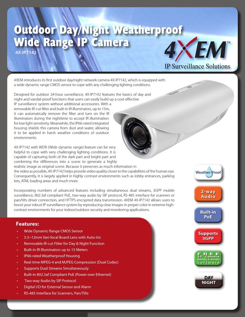 4xem 4X-IP7142 Specifications