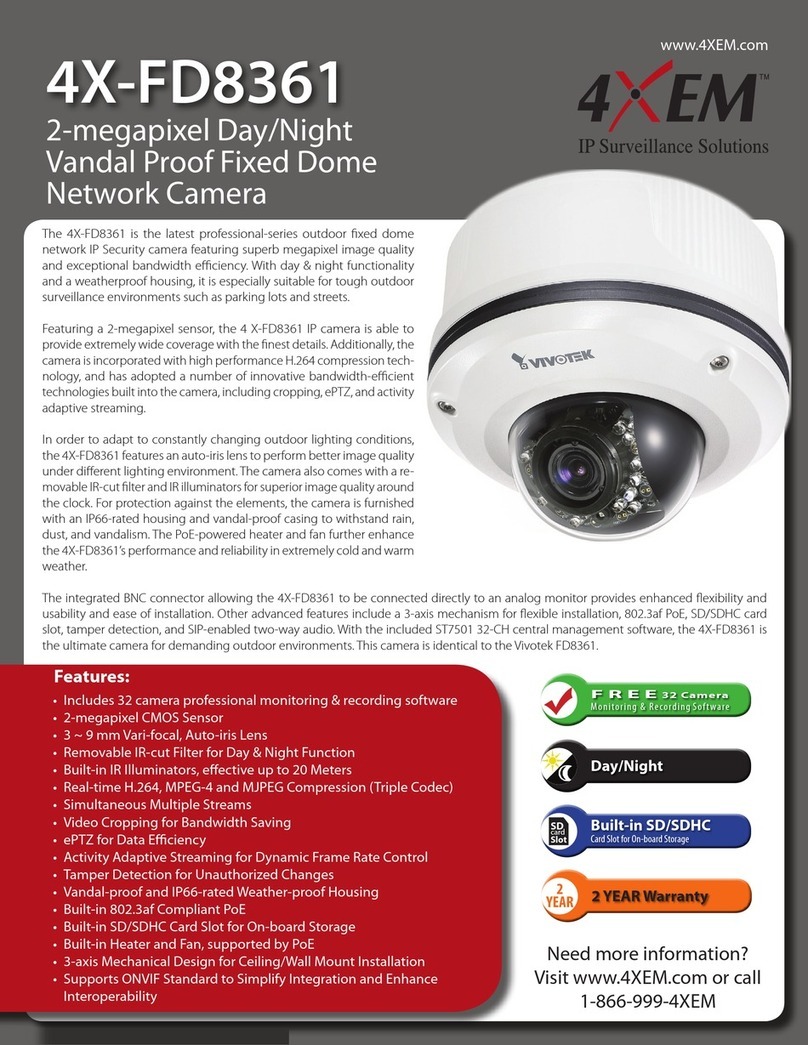 4xem 4X-FD8361 User manual