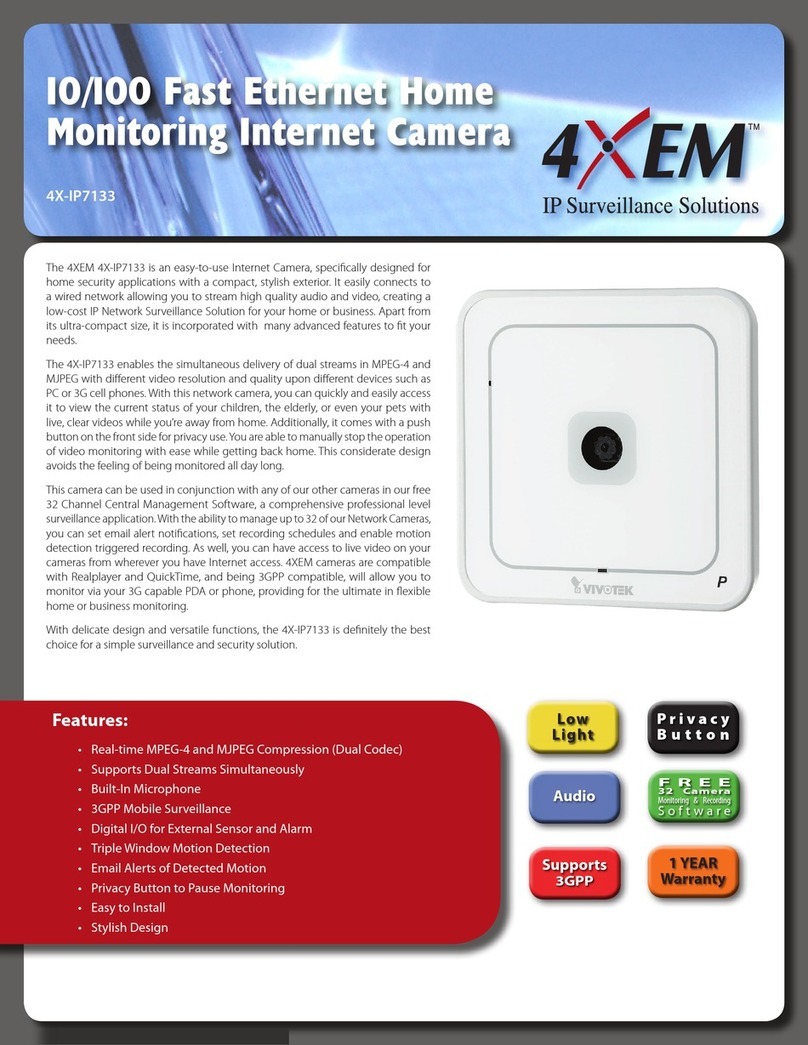 4xem 4X-IP7133 Specifications