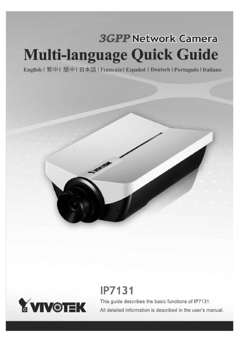 Vivotek 4X-IP7131 User manual
