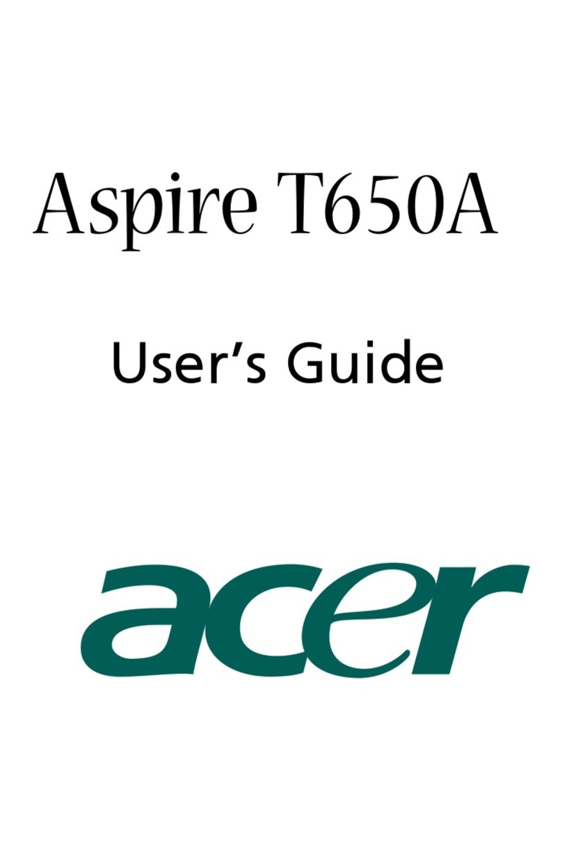 Acer Aspire T650A user guide