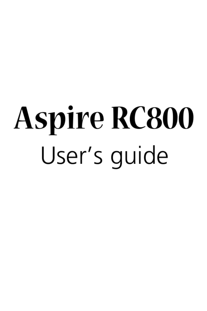 Acer Aspire RC800 User manual Acer Aspire RC800 User manual
