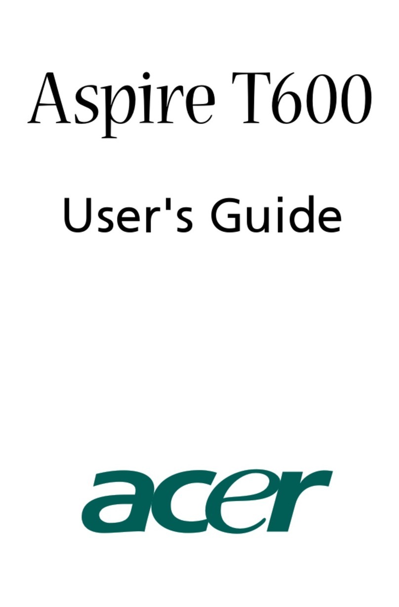 Acer Aspire T600 user guide
