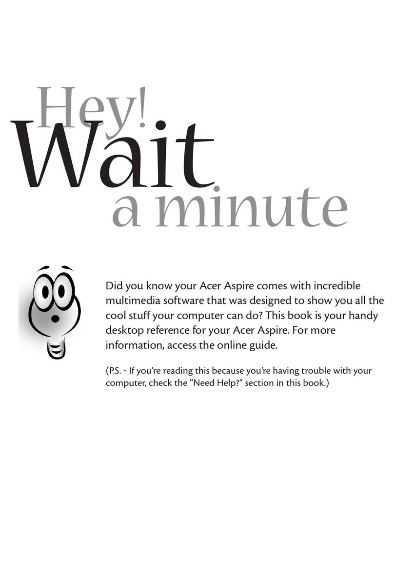 Acer Aspire G600 User manual