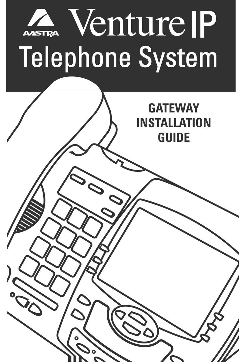Aastra Venture IP Telephone System installation guide