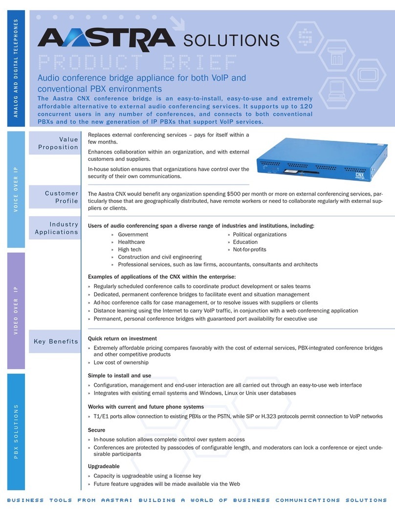Aastra CNX Product brief