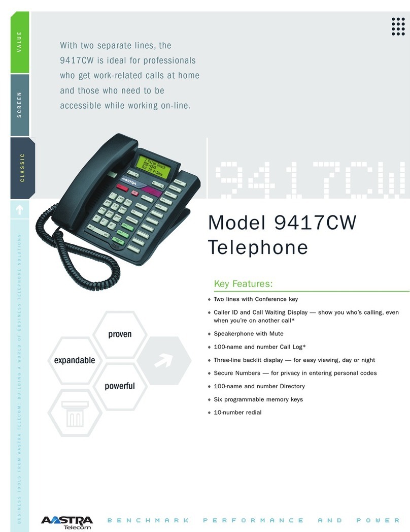 Aastra 9417CW User manual