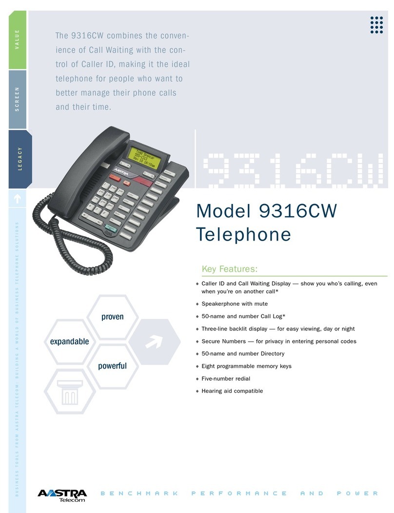 Aastra 9316CW User manual