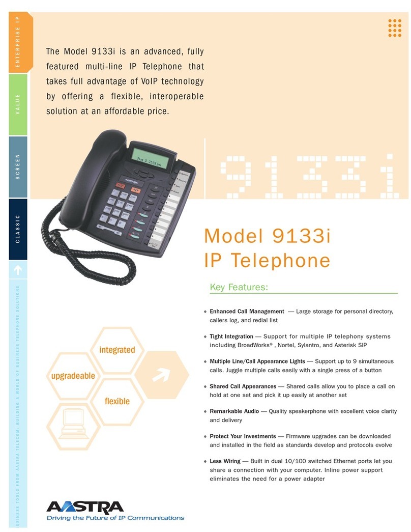 Aastra AASTRA 9133 I Specifications