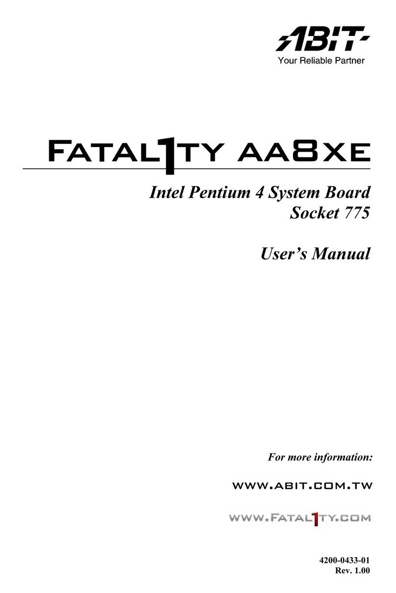 Abit Fatal1ty AA8XE User manual
