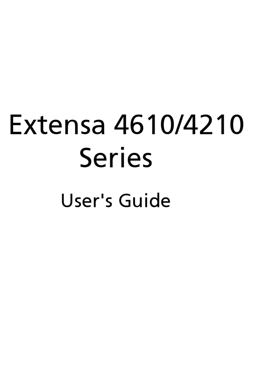 Acer Extensa 4210 Series User manual