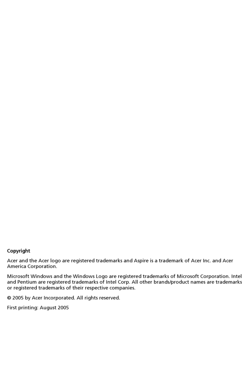 Acer Aspire Z800 User manual