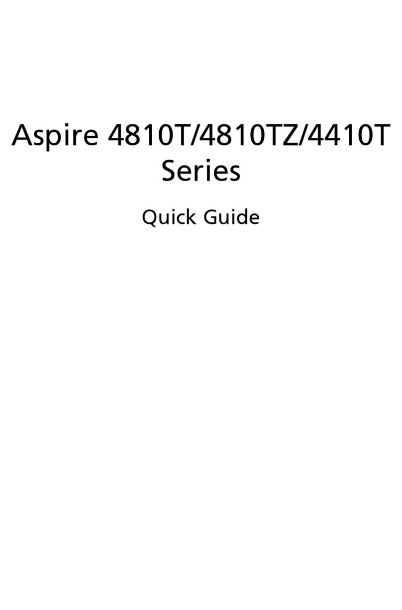 Acer Aspire Timeline 4810T quick guide