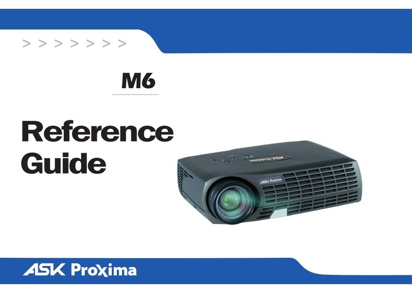 Ask Proxima M6 User manual