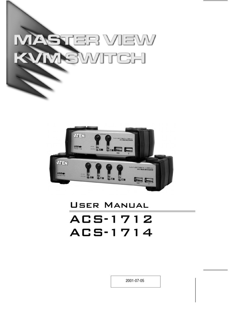ATEN Master View ACS-1712 User manual ATEN Master View ACS-1712 User manual