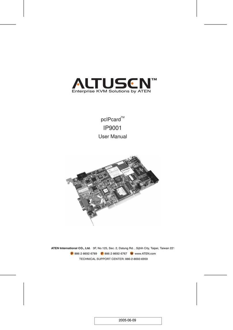 ATEN ALTUSEN IP9001 user manual